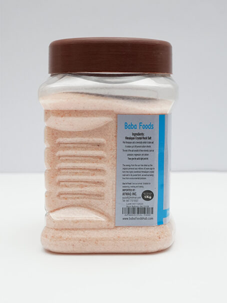 Left Himalayan Pink Salt Jar