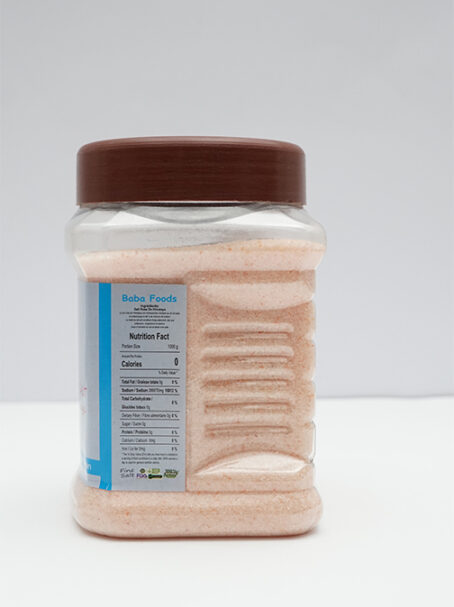 Right Himalayan Pink Salt Jar